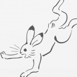 つまづくウサギ – ダ鳥獣戯画