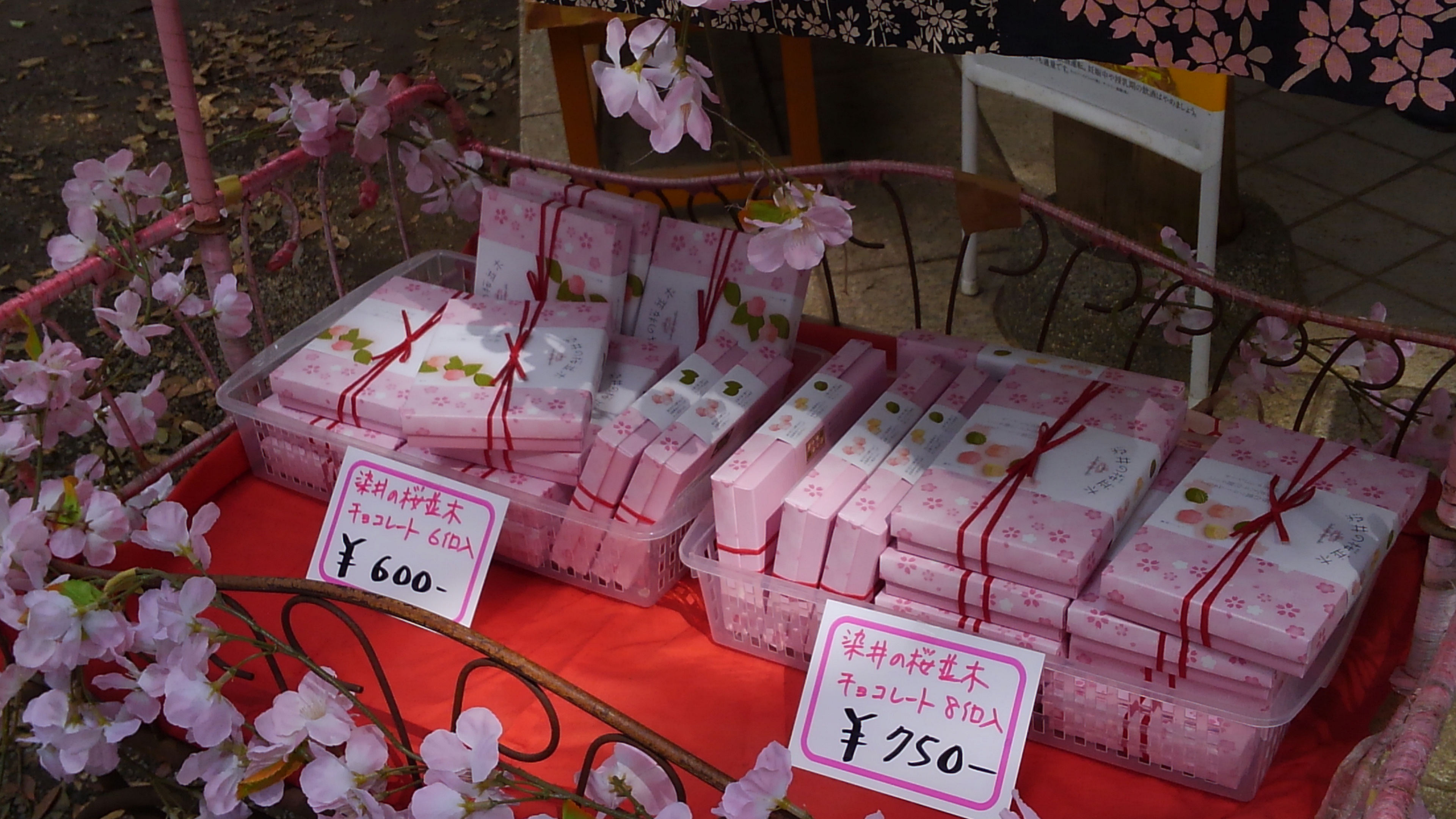 六義園_桜チョコレート